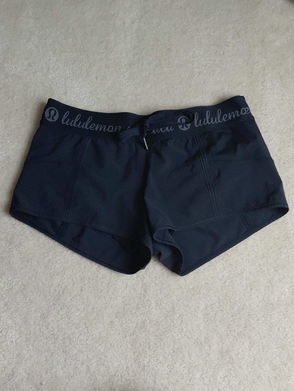 lululemon athletica Black Performance Athletic Shorts